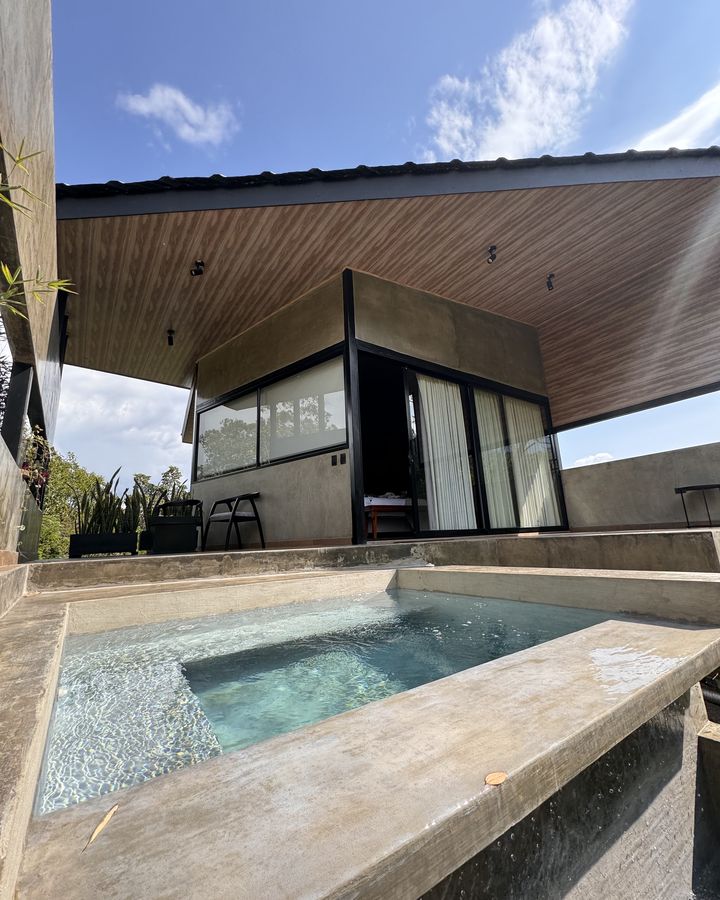 Jacuzzi climatizado de Xie Ville bajo el cielo de Ubaque